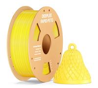 DEEPLEE Filament PETG Rapide Jaune 1kg de 1.75 mm Filament Haute Vitesse 30-600mm/s avec Précision de +/- 0,02 mm 1 Bobine pour Imprimantes 3D FDM