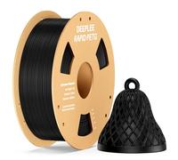 DEEPLEE Filament PETG Rapide Noir 1kg de 1.75 mm Filament Haute Vitesse 30-600mm/s avec Précision de +/- 0,02 mm 1 Bobine pour Imprimantes 3D FDM