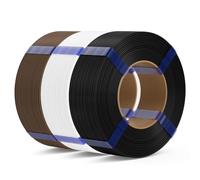 DEEPLEE Filament PLA Basic Refill 1.75mm Noir, Blanc, Brun 3kg