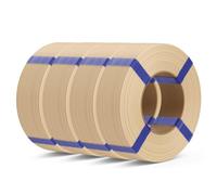 DEEPLEE Filament PLA Basic Refill Beige 4kg de 1.75 mm, Précision Dimensionnelle de +/- 0,02 mm, PLA Basic de Recharge sans Bobine pour Imprimantes 3D FDM