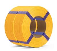 DEEPLEE Filament PLA Basic Refill Jaune Tournesol 2kg de 1.75 mm, Précision Dimensionnelle de +/- 0,02 mm, PLA Basic de Recharge sans Bobine pour Imprimantes 3D FDM