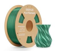 DEEPLEE Filament PLA de Soie PLA Silk Vert de Houx 1kg de 1.75 mm avec Précision de +/- 0,02 mm 1 Bobine pour Imprimantes 3D FDM
