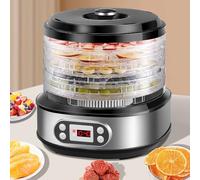 DeeprBling Déshydrateur Alimentaire, 450W Déshydrateur d'Aliments à 5 Plateaux Réglables en Hauteur, Déshydrateur Fruits et Legumes avec Minuterie 72H et Température 35-70°C, Écran Digital, Sans BPA