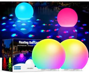 DeeprBlu Lumière Piscine Rechargeable avec Spectacle de Lumière Sous-Marine