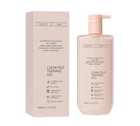 Deepwily Clear Self Tanning Gel,Accelerateur de Bronzage - Huile de Bronzage with Hyaluronic Acid & Vitamin E, Lightweight & Fast Drying, No-Transfer,Moisturizing Formula,Self Tanner for Face and Body