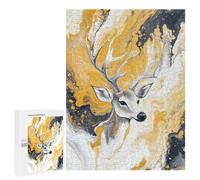 Deer Abstract Painting Art Puzzle 1000 Pièces Educa Jouet en Bois Cadeau Unique Décoration Intérieure Jeu Éducatif Challenge Toy Adultes Et Enfants À Partir De 14 Ans 500 PCS