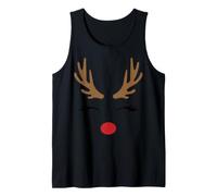 Deer Antler Buffalo Check Plaid Renne Hunter Femmes Hommes Débardeur