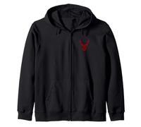 Deer Antler Buffalo Check Plaid Renne Hunter Femmes Hommes Sweat à Capuche