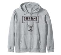 Deer Game Don't Look At The Deer Funny Hunter Humour Sweat à Capuche