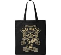 Deer Hunter Authentic Hunter Sac fourre-tout en coton écologique naturel Noir, Noir , Taille unique