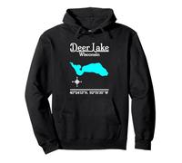 Deer Lake Wisconsin - Classique Sweat à Capuche