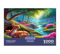 Deer Puzzle De 1000 Pièces : Améliorez La Perception Visuelle chez Les Personnes De Tout Âge Absolument Éblouissant.