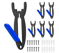 Deer Skull Hangers - Crochet suspendu de 8,9 cm pour les supports muraux de tête, 6 supports d'affichage trophée, support de suspension pour mule, coyote, antelope