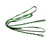 DEERACE D97 Flammish Fast Flight Bowstring de rechange pour arc traditionnel long arc recourbé (AMO 147,3 cm (longueur du nœud), vert)