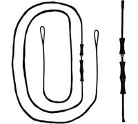 DEERACE Ensemble de corde à nœud recourbée traditionnelle et de protège-doigts Dacron avec protège-doigts (AMO 132,1 cm (longueur réelle 121,9 cm), 14 brins (recommandé pour jusqu'à 22,7 kg)