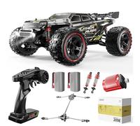 DEERC 209E Voiture Télécommandée Brushless 1:10 60+ KMH, 4WD Tout-Terrain, Voiture RC pour Adultes et Enfants, avec 2 Batteries 3S et Bras de Suspension Supplémentaires, Véhicule RC Hobby Grade
