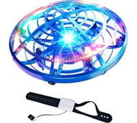 DEERC D12 Mini Drone Enfant avec Télécommande au Poignet, Contrôle Gestuel | Jouet Volant UFO de 33 g pour Intérieur avec LED, Mode Combat, Évitement d’Obstacles, Flips à 360° et Maintien d’Altitude