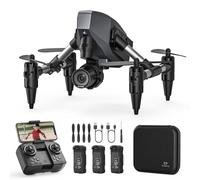 DEERC D21 Mini Drone Intérieur avec Caméra 1080P pour Enfants, 3 Batteries | Quadricoptère RC Débutant avec Positionnement Optique, Flip 3D, Décollage en Un Bouton, Facile à Piloter, Jouet Garçon Fille