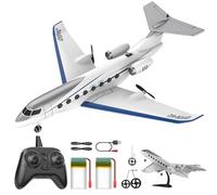 DEERC G650 Avion Télécommandé Privé, 3 canaux, Stabilisateur Gyroscopique 6 Axes 2,4 GHz, Planeur RTF Facile à Piloter pour Débutants, Enfants et Adultes