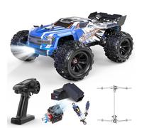 DEERC H16E Voiture Télécommandée 1:16 - Moteur Sans Balais 68 km/h, Course Rapide 4 Roues Motrices, 2 Batteries pour 40 Minutes d'Autonomie, RC 2,4 GHz pour Adultes et Enfants