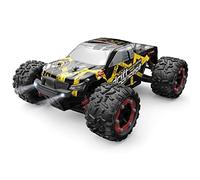 DEERC Voiture télécommandée 1:18 Moteur sans balais 60 km/h, 4 WD voiture de course rapide avec 2 batteries pour 40 min. Autonomie : 2,4 GHz, 2 carrosseries pour adultes et enfants (300E)
