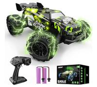DEERC Voiture télécommandée, Voitures RC Lumineuses 2,4 GHz avec 2 Batteries Rechargeables pour 40 Minutes Jeu, Jouet Monster Truck Tout Terrain pour garçons et Enfants à partir de 8 Ans…