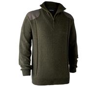 Deerhunter - Sheffield Knit with Zip Neck - Pull en laine - XL - green melange