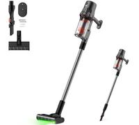 Deerma - DEM-T30W - Aspirateur sans Fil 2-en-1 avec Détection Optique de Poussière, Filtre HEPA, 23kPa, 240W et Brosse Douce