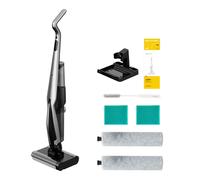 Deerma VX200 Aspirateur sans fil eau et poussière, conception à double brosse rotative pour une double puissance de nettoyage et une couverture des bords, aspiration puissante de 22 000 Pa avec systèm