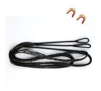 Deerseeker Jeu de cordes d'arc de tir à l'arc avec 2 points d'encoche pour arc classique traditionnel de rechange 14 brins 114,3 cm, 127 cm (Roland))