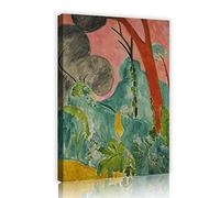 Deertweet Home Toile Art Mur Henri Matisse Fine Art Estampes Peintures Jardin Giclée Oeuvres Affiche pour Salle de Bains Décoration Hall des Murs Hôtels 130x80cm Cadre intérieur