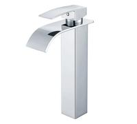 DeerValley Robinet mélangeur pour lavabo, beurleur haut 20 cm, robinet à cascade