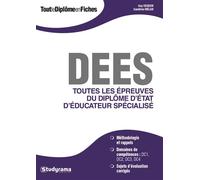 DEES épreuves du diplôme d'état d'éducateur spécialisé - Guy Deudon - Studyrama Eds - broché - Scolaire / Universitaire