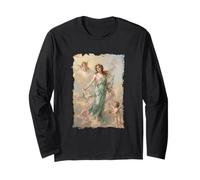 Déesse Aphrodite Grecque avec des Anges Peinture Art Classique Manche Longue