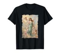 Déesse Aphrodite Grecque avec des Anges Peinture Art Classique T-Shirt