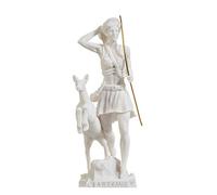 Déesse Artémis Diana Statue grecque Nature Lune Albâtre 22,5 cm