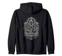 Déesse Bouddhiste Vert Tara Lotus Méditation Sweat à Capuche
