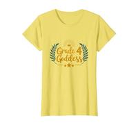 Déesse de 4e année : succès élémentaire de la Couronne Royale T-Shirt, Femme, Citron, L
