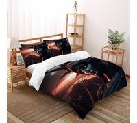Déesse de la Liberté Parure De Lit Art Housse De Couette 3 Pièces Décor De Chambre en Microfibre pour Garçons, Adolescents avec 1 Taie d'oreiller Double（200x200cm）