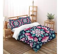 Déesse de la LibertéParure De Lit Lion-Tigre Housse De Couette 3 Pièces Décor De Chambre en Microfibre pour Enfants avec Fermeture Éclair Super King（260x220cm）