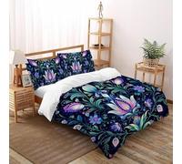 Déesse de la LibertéParure De Lit Lion-Tigre Housse De Couette 3 Pièces Décor De Chambre Microfibre pour Garçons, Adolescents avec Fermeture Éclair Double（200x200cm）