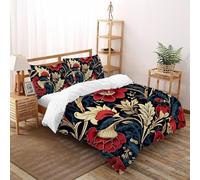 Déesse de la LibertéParure De Lit Lion-Tigre Housse De Couette 3 Pièces Décor De Chambre Microfibre Fille avec Fermeture Éclair Double（200x200cm）