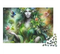 Déesse de la Nature 1000 Pièces Puzzle pour Adultes Qualité Premium Anti-Stress Difficile pour Experts Livraison Rapide sans Défaut 52x38cm/1000pcs