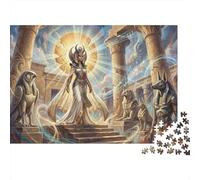 Déesse de l'Égypte Ancienne Puzzle en Bois 1000 Pièces Adultes Et Enfants,Premium,Bois,Jeu Éducatif,Déco Murale, Dès 14 Ans,Casse-tête,Défi,Anti-Stress,Détente (75x50cm)