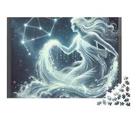 Déesse des Constellations Puzzle 1000 Pièces Papier pour Adultes Art du Ciel Nocturne Jeu de Puzzle 1000 Pièces Détente Maison 70x50cm/1000pcs