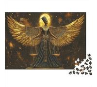 Déesse égyptienne Antique 1000 Pièces Puzzle Adultes déesse de la vérité Jeu Éduchatif Jouets Défi Cadeau DIY Art Mural Cadeau Unique Aide À La Relaxation Collection d'art 1000pcs (75x50cm)