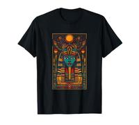 Déesse égyptienne Hiéroglyphe Motif mythologie égyptienne Doré T-Shirt