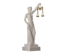 Déesse Grecque Themis Statue Figurine Dame Aveugle Justice Sculpture Avocat Cadeau 19 cm