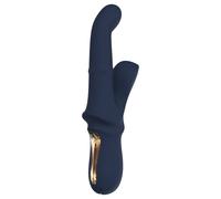 Déesse Iris - vibromasseur perlée à branche clitoridienne (bleu)