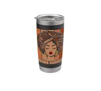Déesse marron Gobelet isotherme en acier inoxydable double paroi